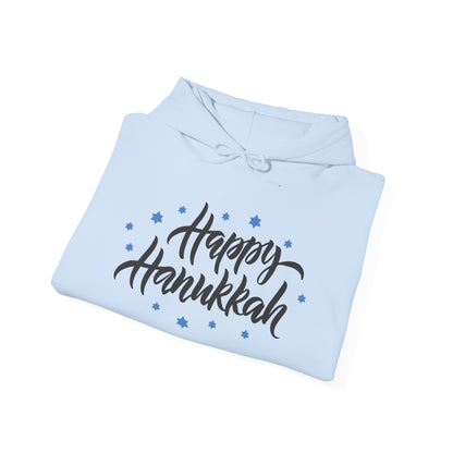 Happy Hanukkah 3 Adult Heavy Blend™ Hooded Sweatshirt