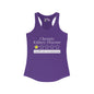 Chronic Kidney Disease 1 Star Would Not Recommend Women's Ideal Racerback Tank