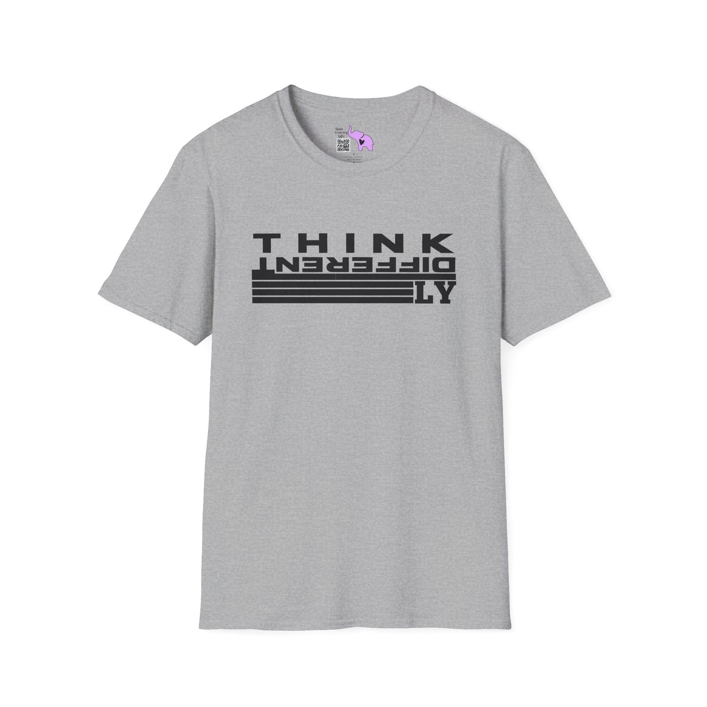 Think Differently Adult T-shirt