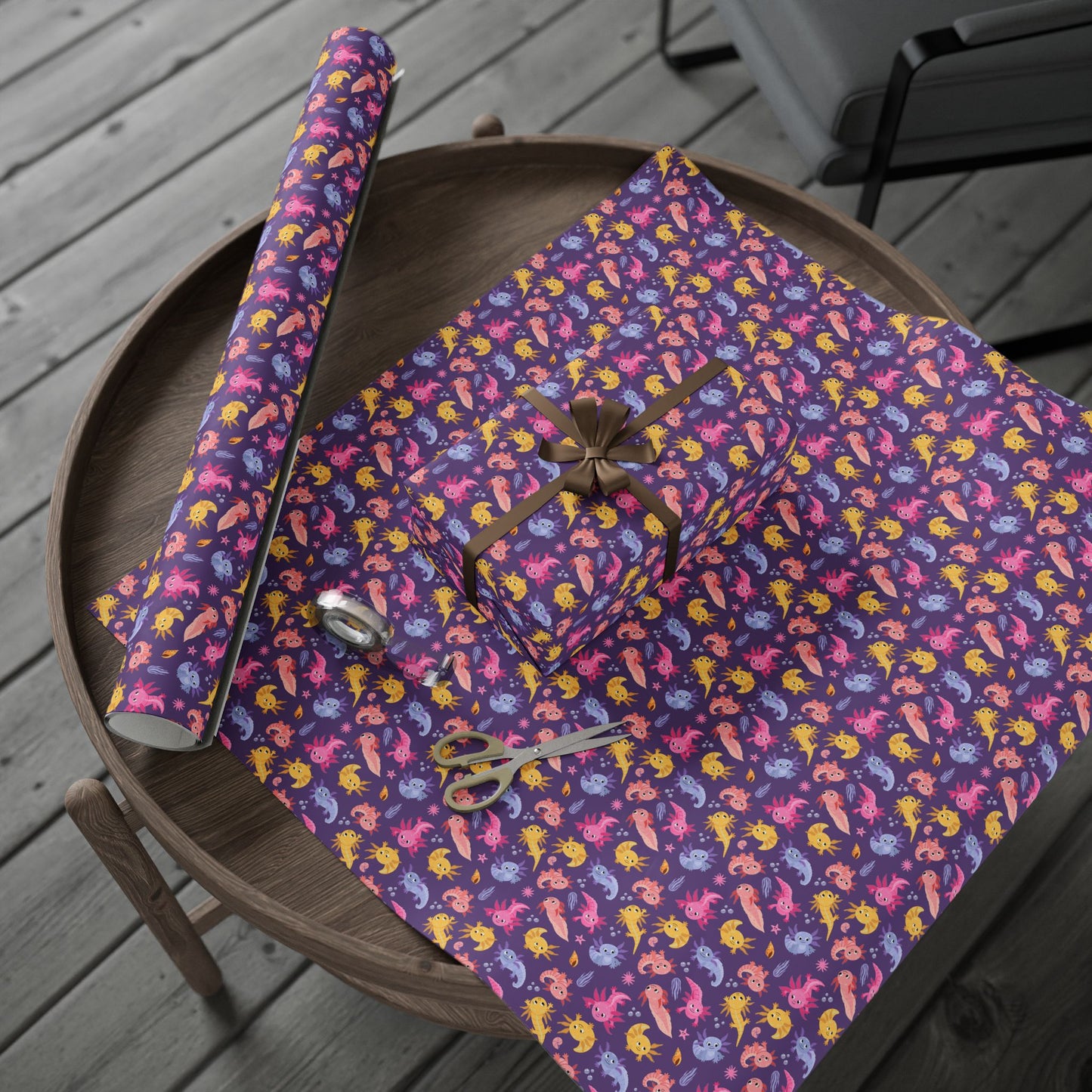 Axolotl Adventures Wrapping Paper