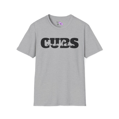 Brenham Cubs Double Text Adult T-shirt