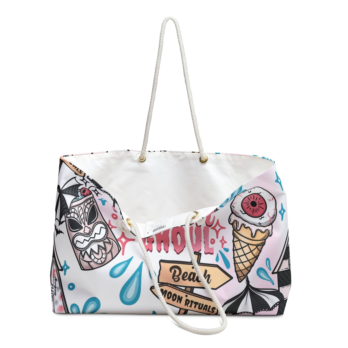 Spooky Beach House (White) Weekender Bag
