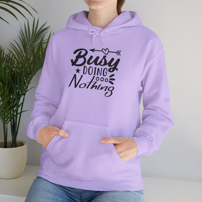 Busy Doing Nothing Heavy Blend™ Hooded Sweatshirt