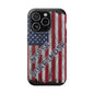 Never Surrender American Flag MagSafe® Compatible Tough Case for iPhone
