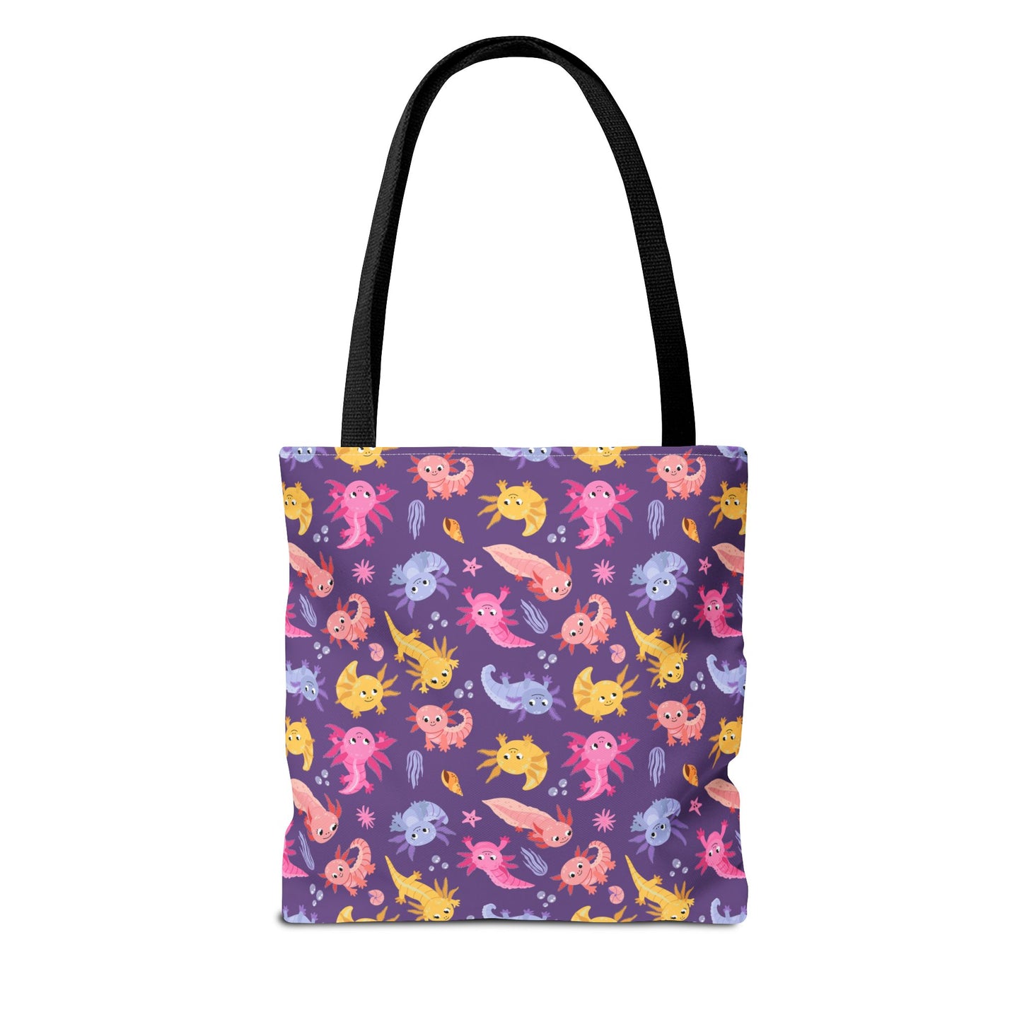 Axolotl Adventures Canvas Tote Bag