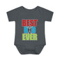 Best Kid Ever (Colorful) Infant Baby Rib Bodysuit