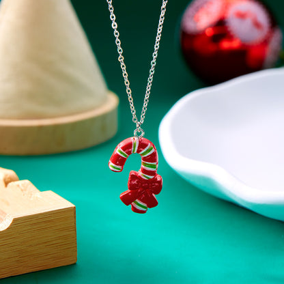 Cute Cartoon Resin Christmas Necklace Variety