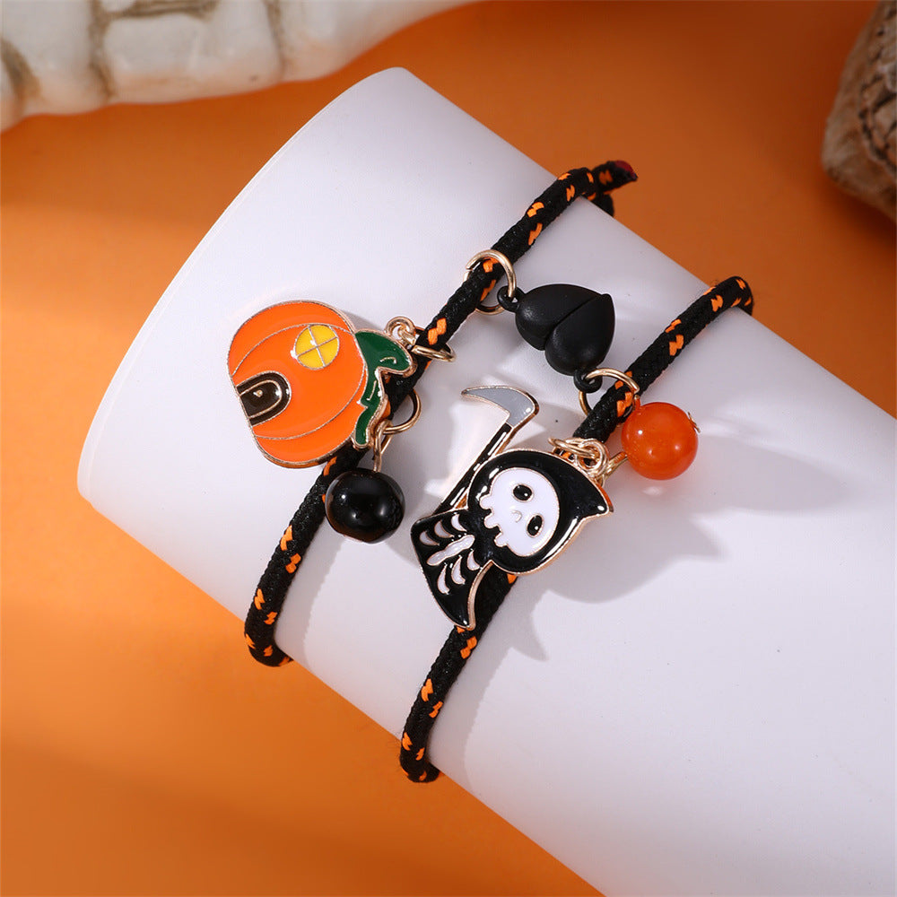 Halloween Charm Magnetic Rope Bracelet
