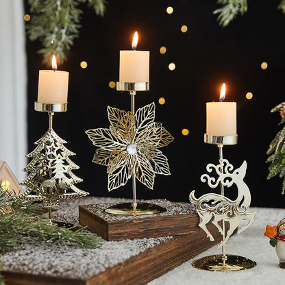 Christmas Metal Candle Stands
