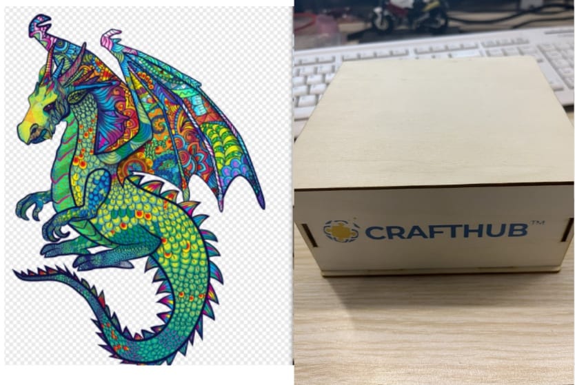 Enchanted Dragon Wooden Puzzle Collection