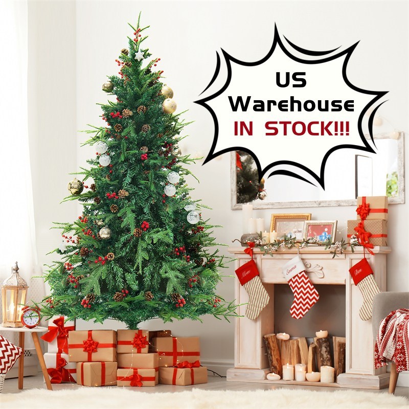 Artificial Pre-Lit Christmas Tree/Artificial Snow Tree 6ft/7.5ft