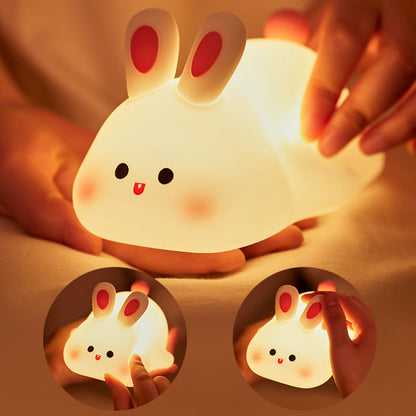 Bunny Rabbit Silicone LED Night Light Touch Sensor