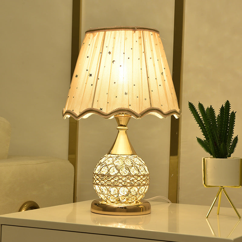 Beautifully Crafted Crystal Table Lamp