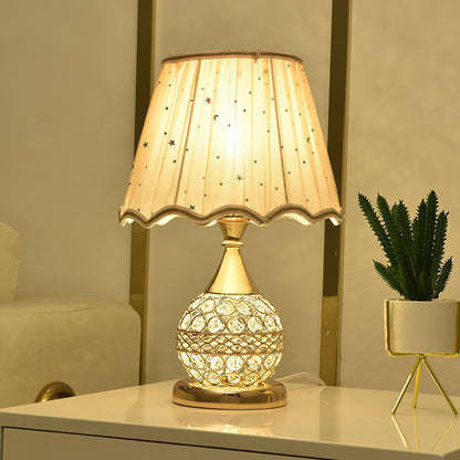 Beautifully Crafted Crystal Table Lamp