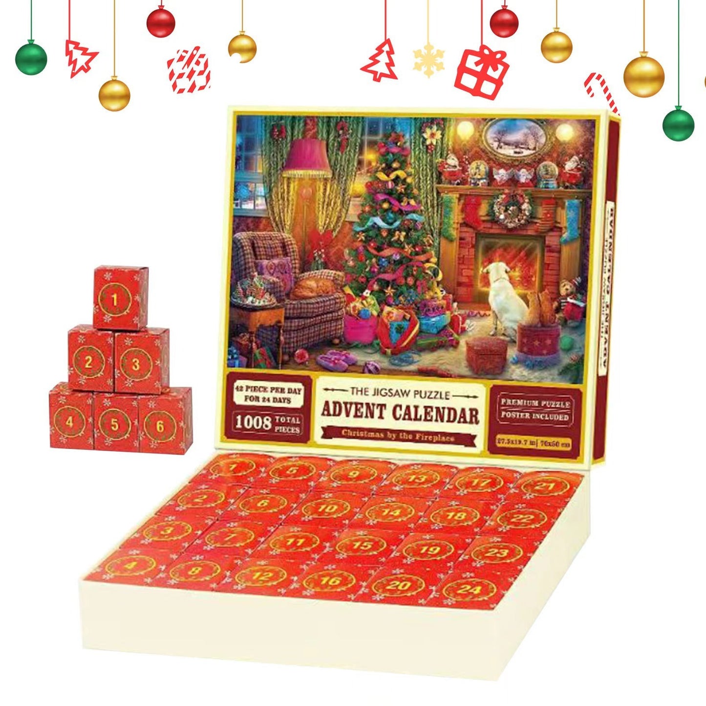 24 Day Christmas Puzzle Advent Calendar 1008 Pieces