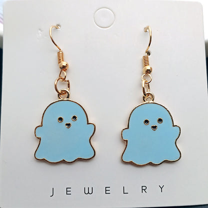 Adorable Dangling Ghost Earrings