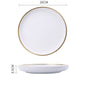 Signature Gold & Silver Trim Dinnerware Set