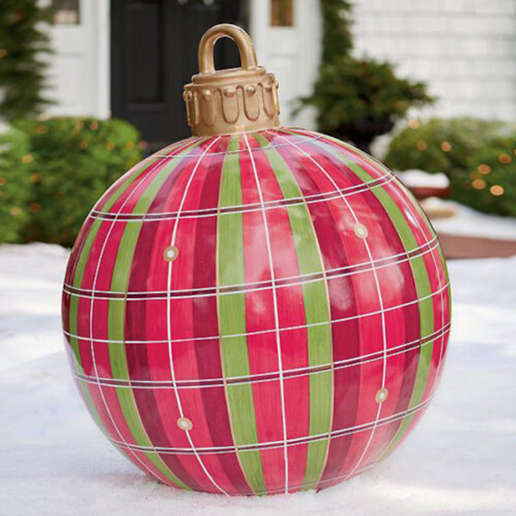 Various Christmas Ornament Inflatable Ball Outdoor PVC 24"(60cm)