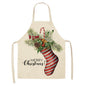 Christmas Series Cotton And Linen Aprons Variety