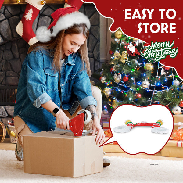 Christmas Candy Cane Arch with Santa LED Inflatable Decor