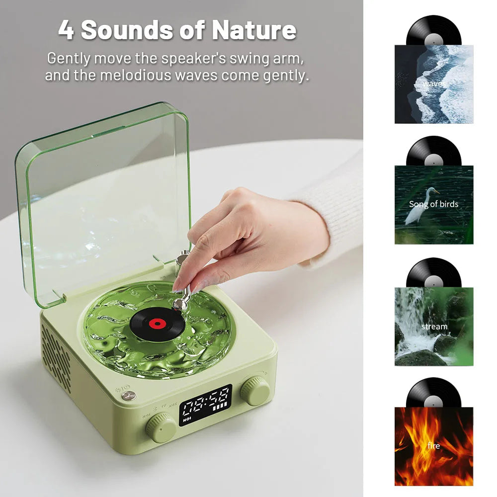 Retro Turntable Bluetooth Wireless Speaker