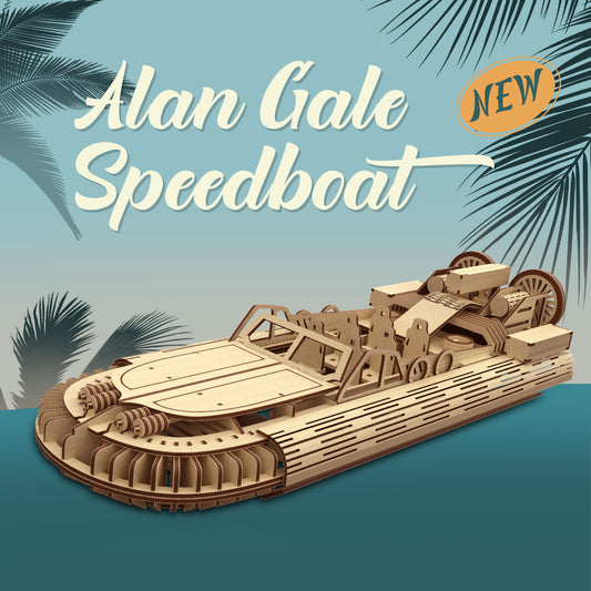 Allengrad Speedboat DIY Wooden Puzzle Toy