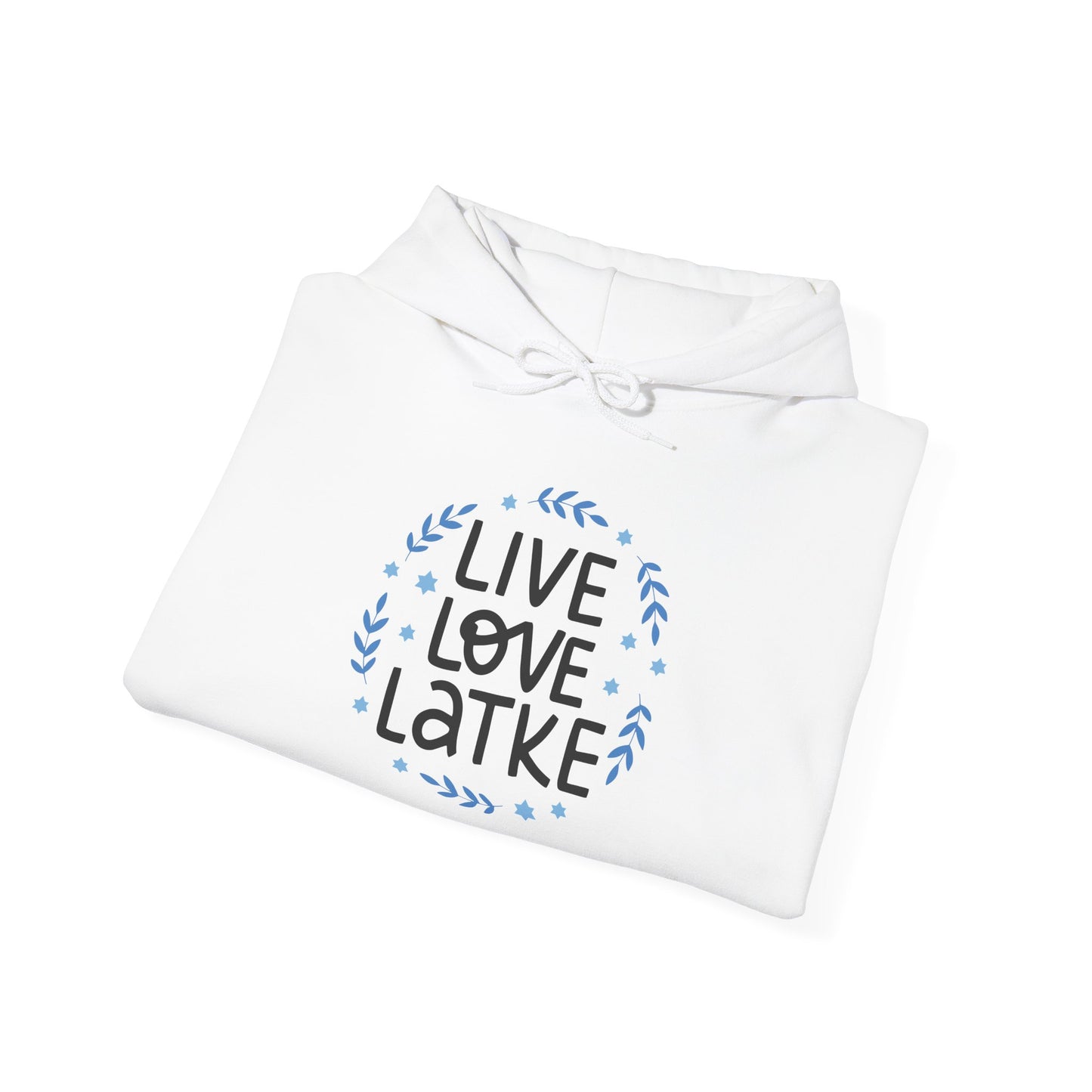 Hanukkah Live Love Latke Adult Heavy Blend™ Hooded Sweatshirt