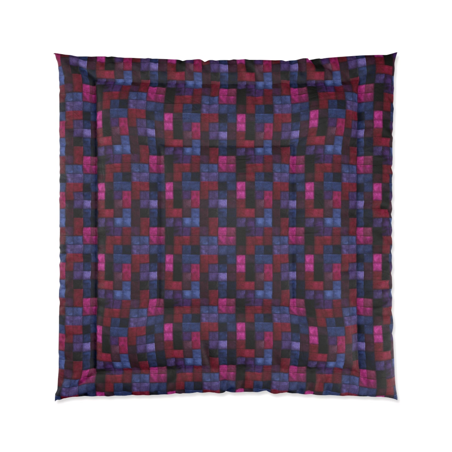 Velvet Mosaic Print Basic Bedding Set