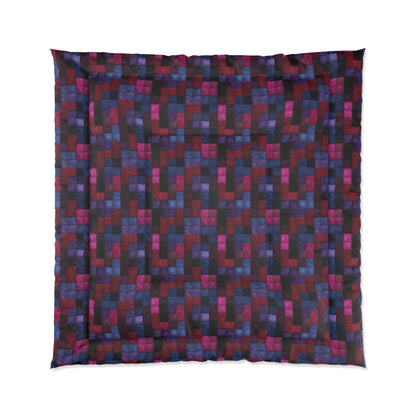 Velvet Mosaic Print Basic Bedding Set