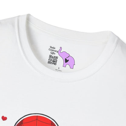 Valentines Spiderman Adult T-shirt