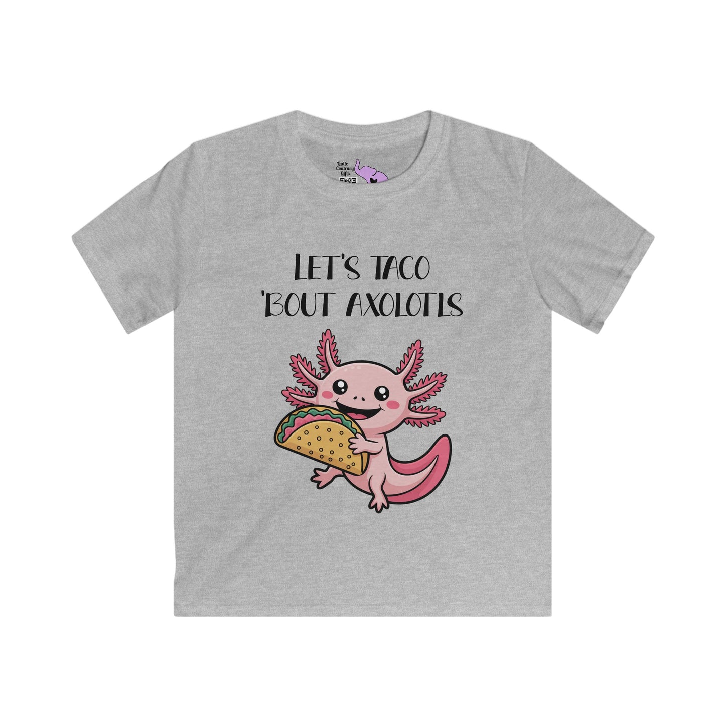 Let's Taco 'Bout Axolotls Youth Softstyle Tee