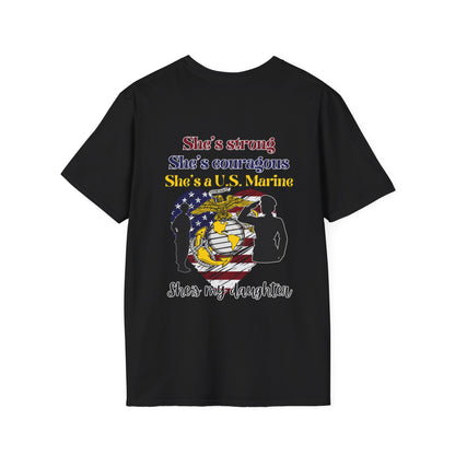 Proud Mom of US Marine Daughter T-shirt