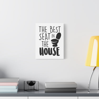 The Best Seat In The House Canvas Art