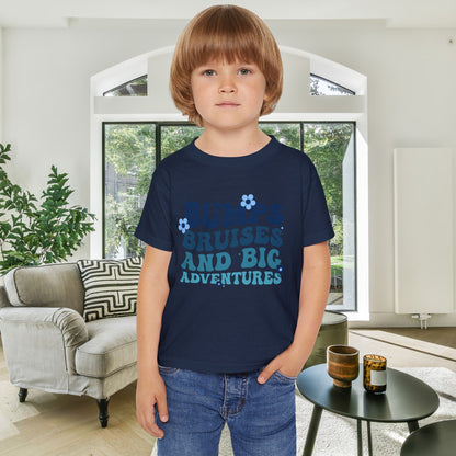 Bumps Bruises And Big Adventures Heavy Cotton™ Toddler T-shirt