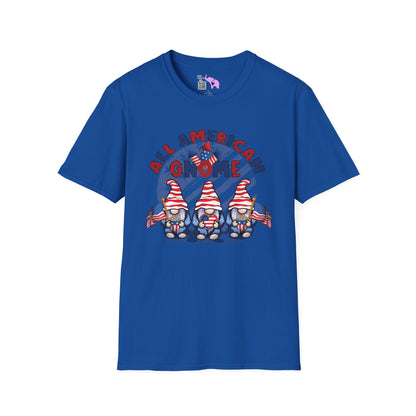 All American Gnome Adult T-shirt