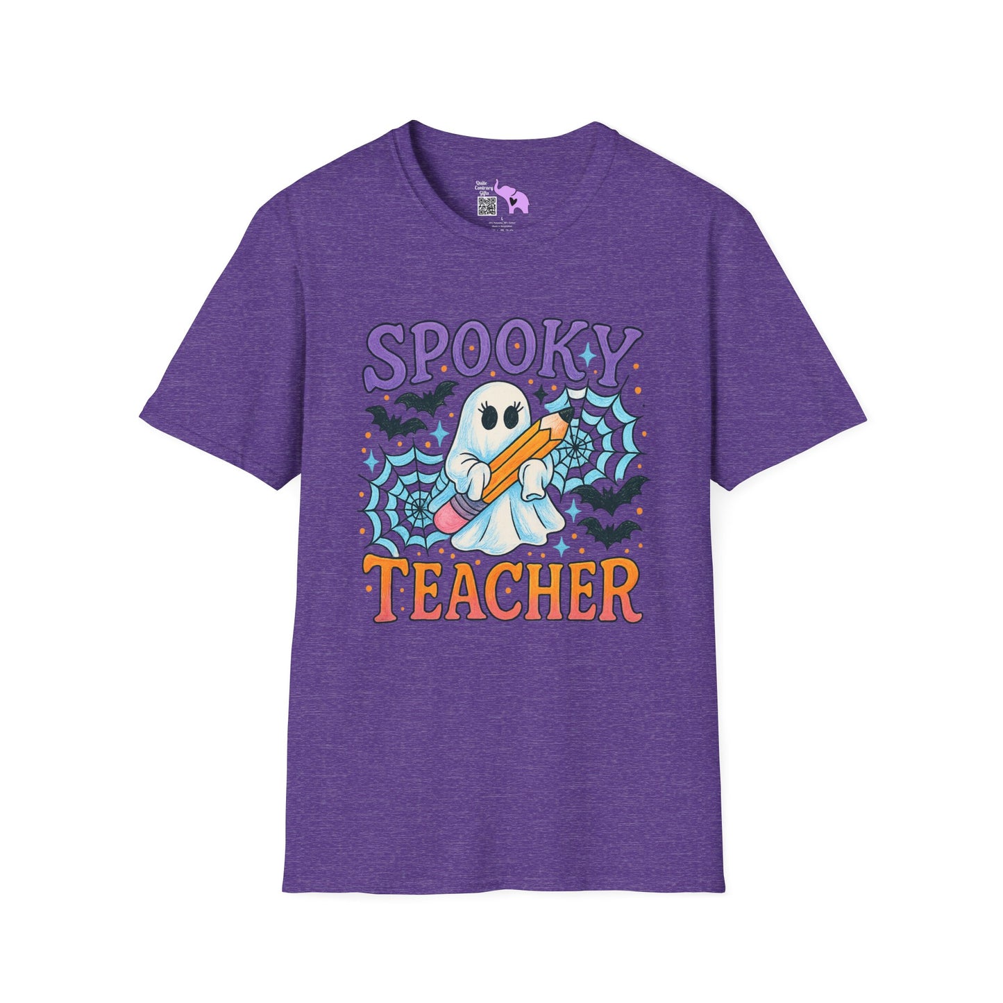 Spooky Teacher Adult T-shirt