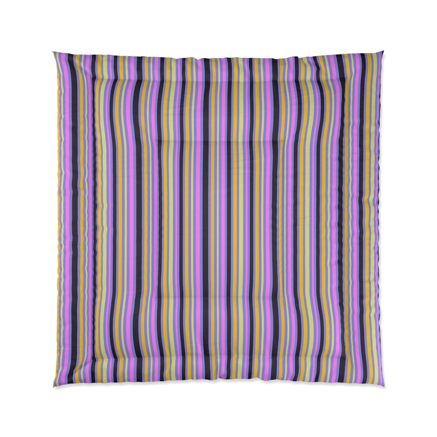Midnight Pop Stripes Comforter