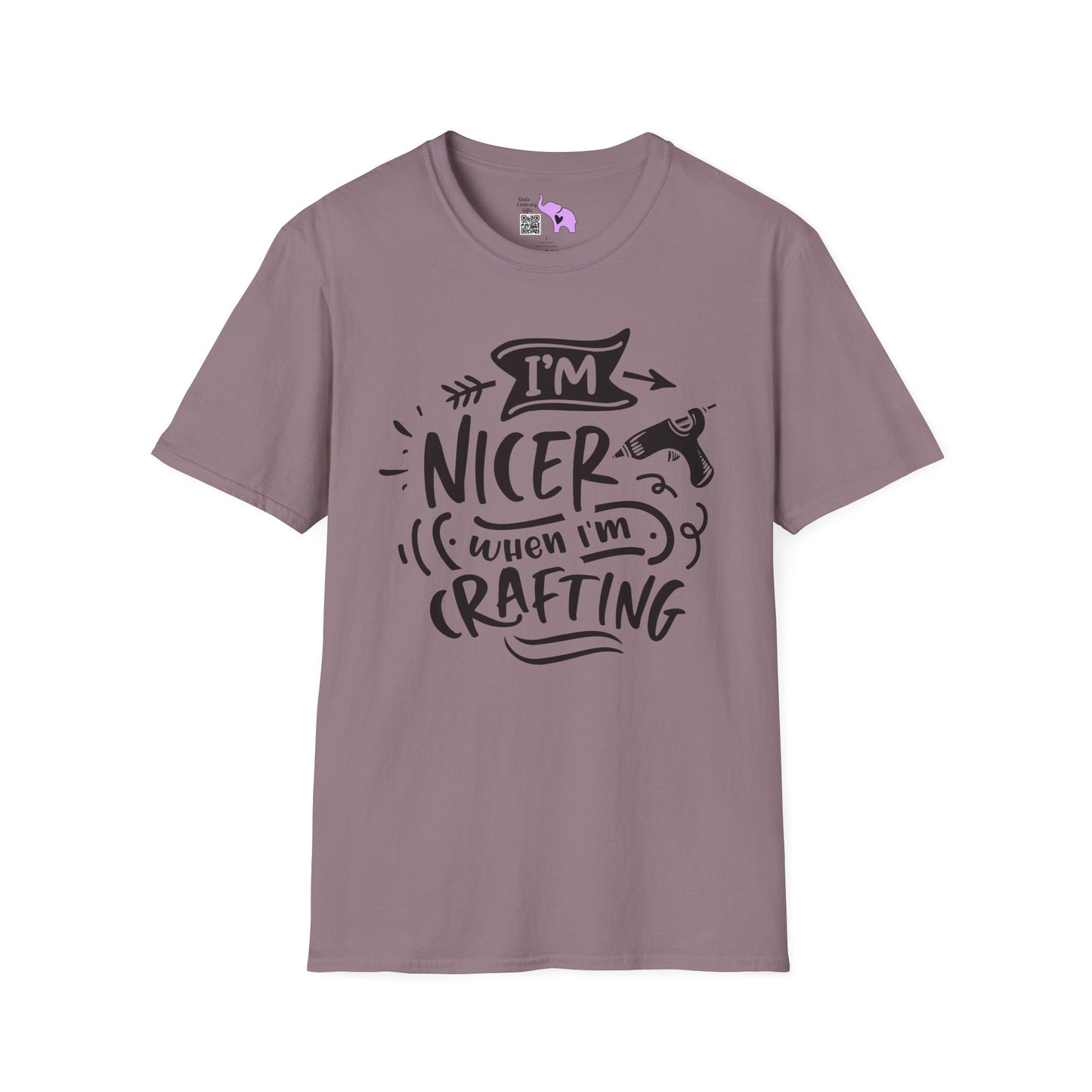 I'm Nicer When I'm Crafting Adult T-shirt