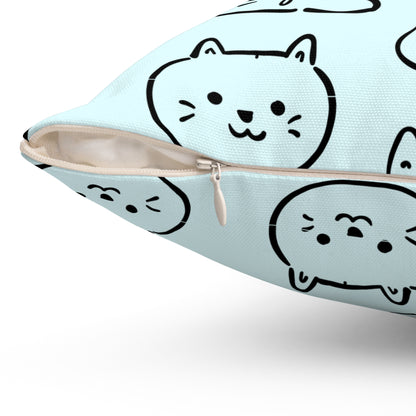 Cat Lovers Throw Pillow