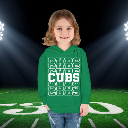 Cubs (Stacked) Toddler Hoodie