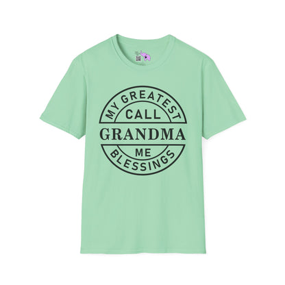 My Greatest Blessings Call Me Grandma Adult T-shirt