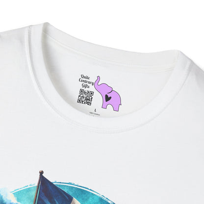 Texas Cowboy, Alamo, & Bluebonnets Adult T-shirt