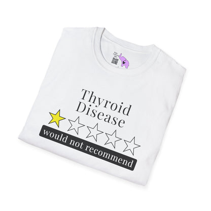 Thyroid Disease 1 Star Would Not Recommend Adult T-shirt