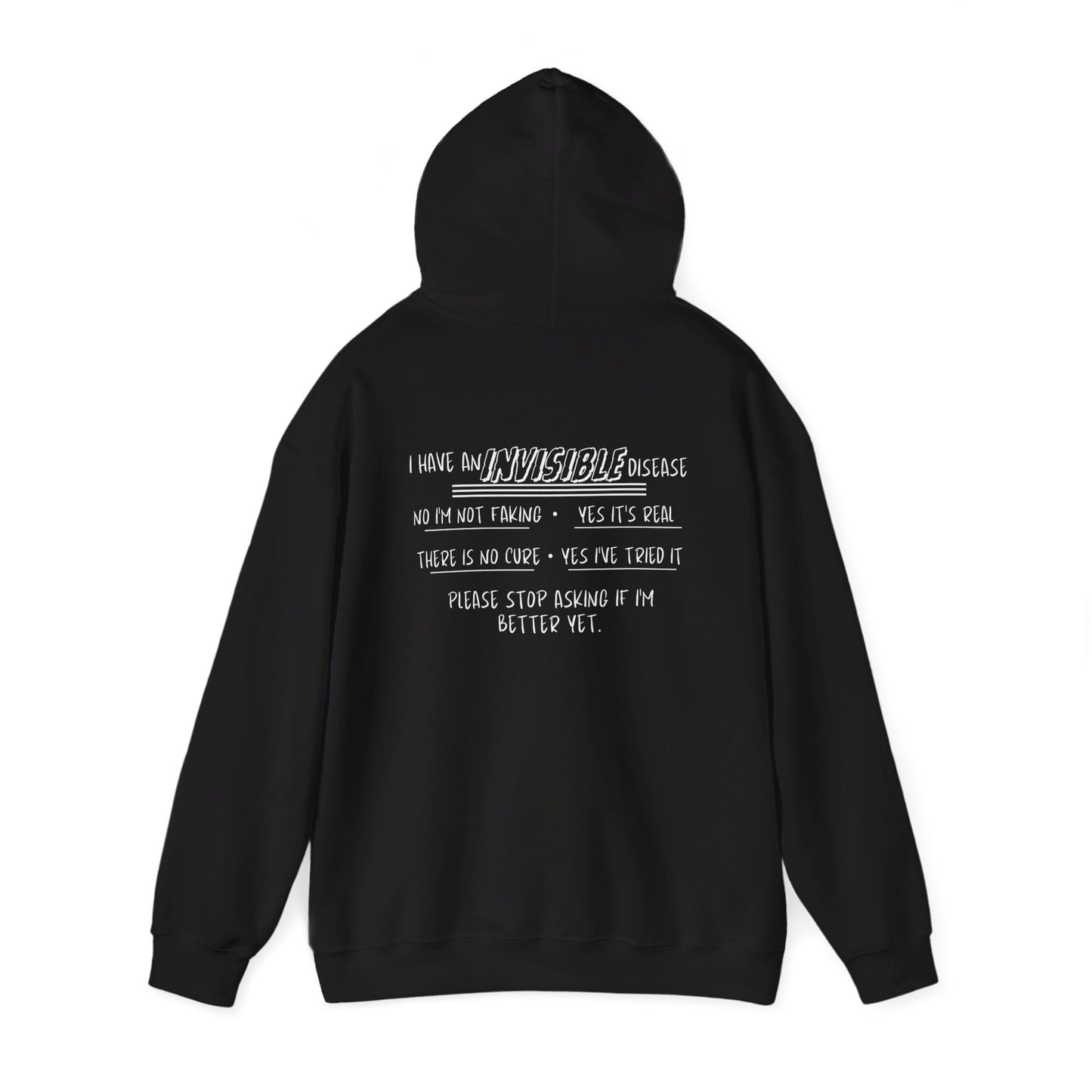 I'm An Invisible Warrior Heavy Blend™ Hooded Sweatshirt