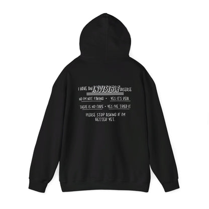 I'm An Invisible Warrior Heavy Blend™ Hooded Sweatshirt