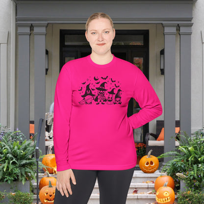Trick or Treat Gnomies Adult Long Sleeve Tee