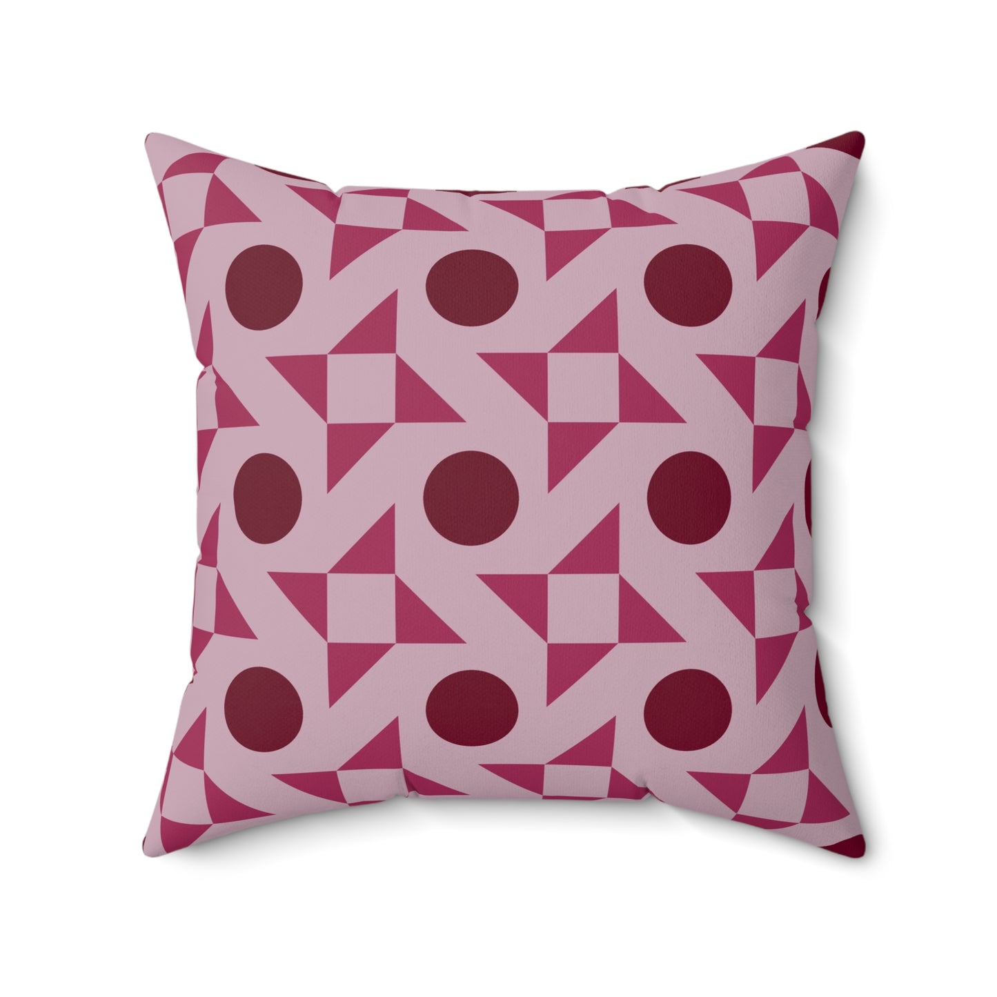 Crimson Pinwheels Basic Bedding Set