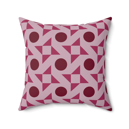 Crimson Pinwheels Basic Bedding Set