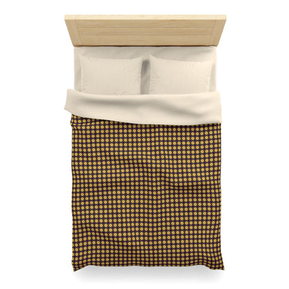 Golden Radiance Microfiber Duvet Cover