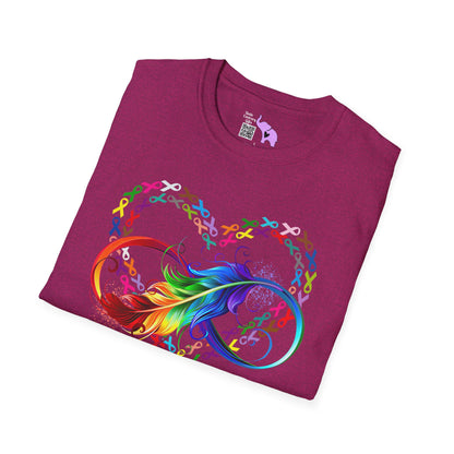 Fight Cancer in All Colors 13 Adult T-shirt